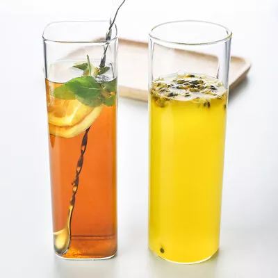 Buy 2 Highball Glasses For Cocktails & Drinks - Elegant Bar Glassware-LH • 20.55£
