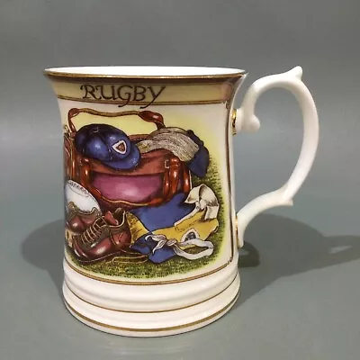 Buy Queens Bone China “ Rugby “ Tankard • 7.95£