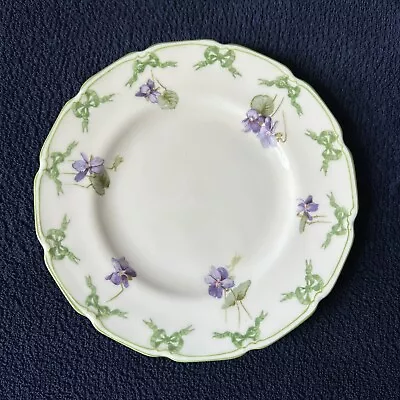 Buy 1915 Art Nouveau Royal Doulton Side Plate Tea Plate E4581 HB6720 Ribbons Violets • 6£
