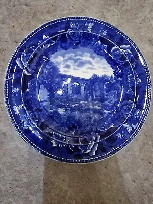 Buy Wedgwood Blue And White Floral Plate Ruins Of Old Spanish Mission C1930 • 12.99£