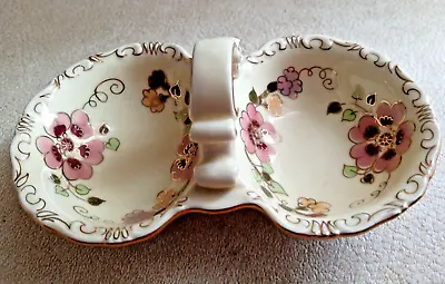 Buy Zsolnay Hungary Pecs Double Sided Dish With Handle Hand Painted Butterfly • 24.97£