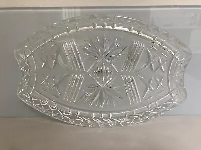 Buy Vintage Cut Glass Dressing Table Tray • 2.50£