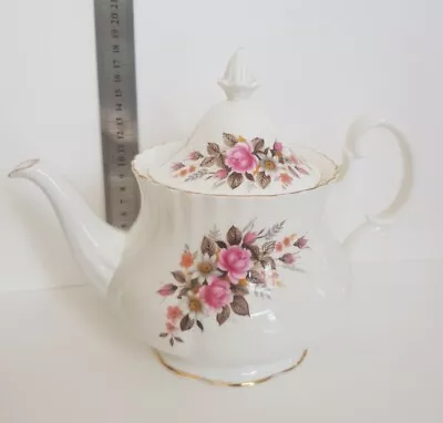 Buy Vintage Richmond Bone China Teapot, Floral Design • 10.50£