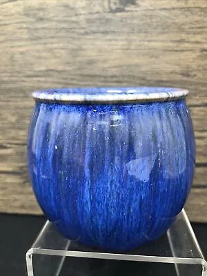 Buy Langley Mill Blue Vase No. 303679 Stoneware 1895-1930 Drip Glaze (522). • 40£