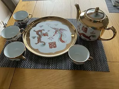 Buy Six Piece  - Chinese Tea Set. VGC • 9.99£