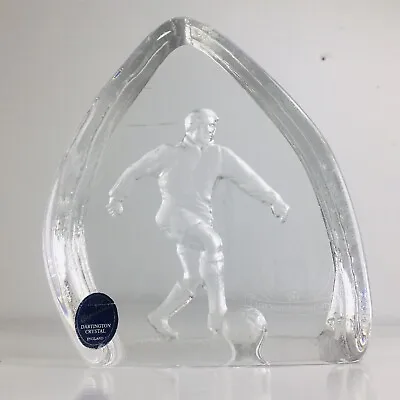 Buy VTG Darlington Crystal Cup Football Devon&Exeter League Art Glass Signed UK Rare • 143.87£