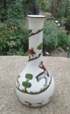Buy Crown Staffordshire Bone China Hunting Scene Bud Vase • 12.50£