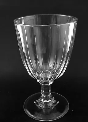 Buy EAPG Flint Glass Unique Huber Goblet 5-7/8” Pressed Crystal Pattern 10 Panel • 9.61£
