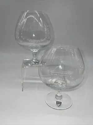 Buy Orrefors Sweden Crystal HALD Brandy Glasses Vintage Barware Two (2) Pair • 83.06£