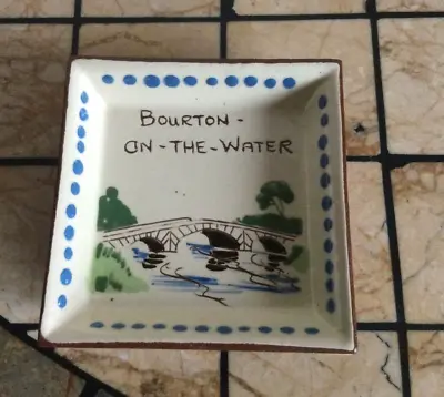 Buy Vintage Motto Wear Watcombe Pottery Torquay:  Bourton-on-the-water Pin Dish • 3.50£