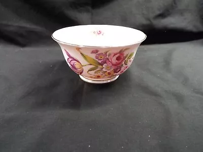 Buy Vintage Tuscan China Sugar Bowl   Montrose   Pink With Tulips & Roses  • 7.99£