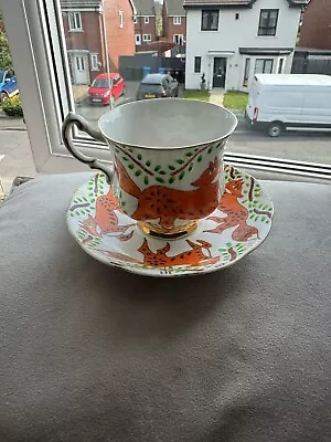 Buy Hand Decorated Fine Bone China Cup And Saucer  • 0.99£
