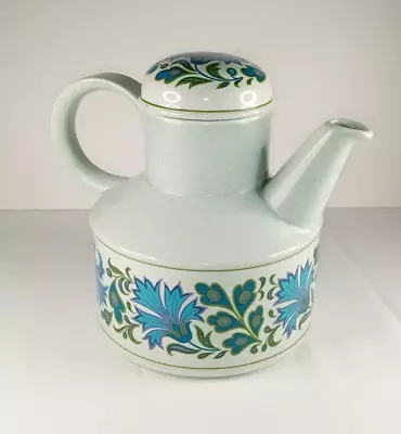 Buy Midwinter Caprice Design Tea Pot Vintage Blue Green Leaves • 10£