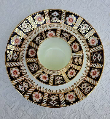 Buy Vintage Hand Decorated Bone China Cake Plate And Duo No Maker Mark English China • 18£
