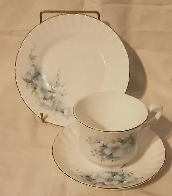 Buy Royal Stafford Bone China Apple Blossom Tea Cup  Saucer And Tea Plate Floral • 4.99£