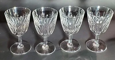 Buy Baccarat Cut Crystal Cote D'Azur 5 1/4   Wine Glasses Set Of 4 • 128.03£