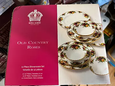 Buy Old Country Roses Royal Albert Full Dinnerware Set • 165.03£