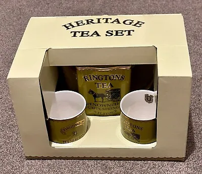 Buy Ringtons Heritage Tea Set Tea Pot With Two Cups In Gift Box Collectors Unopened • 10£