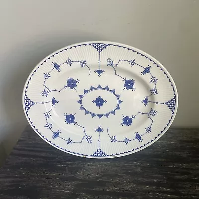 Buy Masons `Blue Denmark` Oval Serving Dish Platter Plate 12  X 9 . (a) • 10£