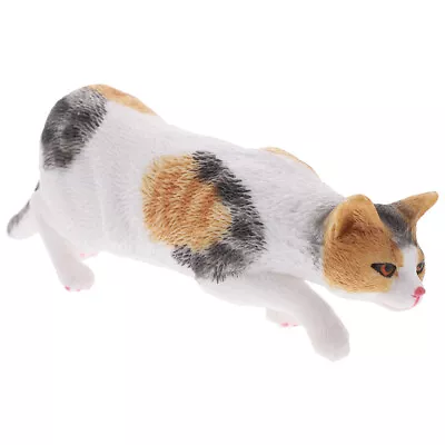 Buy  Adorable Cat Tabletop Ornament Lifelike Statue Party Favors The Decorate • 9.25£