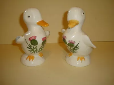 Buy Plichta Wemyss - Pair Of Ducks - Thistle Pattern - 5 1/4 Inch 13.25cm • 24.99£