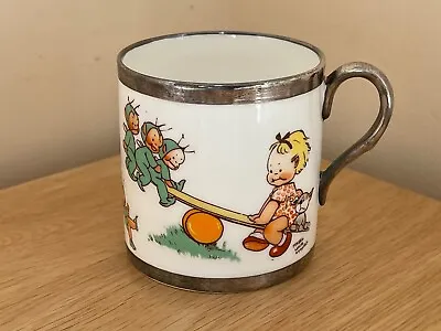 Buy Superb Art Deco 1926 Shelley Pottery Mabel Lucie Attwell Silver Boo Boo Mug  • 695£