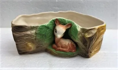 Buy Withernsea Eastgate Pottery - Fauna Deer Tree Trunk Planter Vase • 9.99£