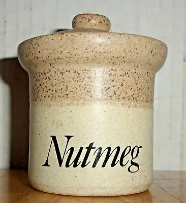 Buy English Stoneware Nutmeg Jar By John Hermansen • 7.64£