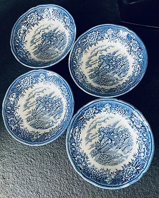 Buy Vintage Set Of 4 OLDE STAFFORDSHIRE Colonial Village Bowls By Salem England  • 16.71£