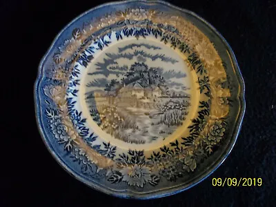Buy Salem China Old Staffordshire English Village Plate • 4.50£