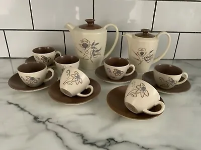 Buy Poole Pottery Vintage 1950’s  15 Piece Streamline Coffee Set. • 34.99£