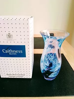 Buy Caithness Glass Vase Blue • 5£