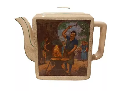 Buy Vintage Newhall Pottery Country Scenes Teapot • 7.95£