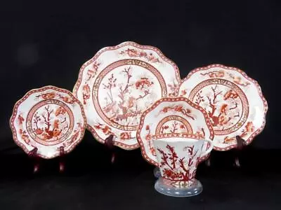Buy Coalport Indian Tree Coral 5 Pc Place Setting • 67.27£