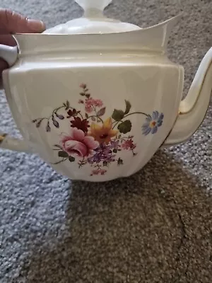 Buy VintageRoyal Crown Derby Posies China Large Tea Pot • 15£