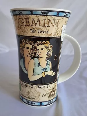 Buy Dunoon Fine Stoneware Zodiac Gemini  By Jack Dadd Tall Latte Coffee Mug • 11.35£