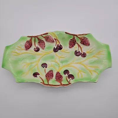 Buy Avon Ware Pottery Large Serving Dish Strawberries And Cherries Green Yellow Lime • 16.99£