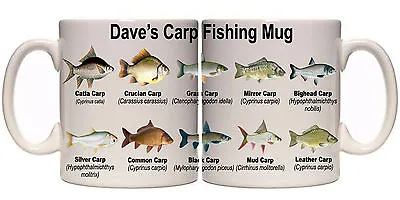 Buy Carp Species Fishing Personalised Mug With Name (sp11) Other Gifts • 8.99£