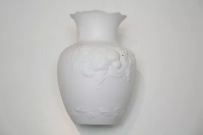 Buy AK Kaiser German White Bisque Porcelain Floral Vase Signed M. Frey 1349/2 • 0.99£