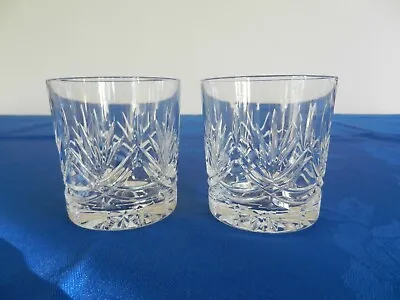 Buy Edinburgh International Serenade Cut Whiskey Glass X 2 Signed • 29.99£