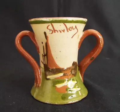 Buy Vintage Torquayware Hand Painted Motto Ware Posy Vase. • 4.95£