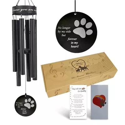 Buy Pet Memorial Wind Chime Gifts Metal For Outdoor Garden Ornaments Decoration • 24.99£
