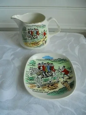Buy Vintage Lord Nelson Pottery:  For To Go To Widecombe Fair  Jug And Small Dish • 9.99£