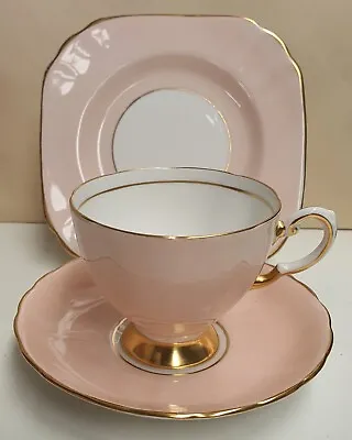 Buy Vintage R.H. & S.L. Plant Tuscan Ware Pink Trio Made In England C9157 C1947-66 • 29.74£