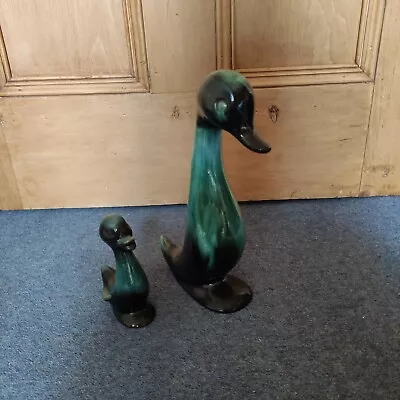 Buy Vintage Blue Mountain Pottery Duck And Duckling • 20£