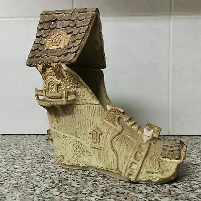 Buy Vintage Studio Pottery Fairy Door Mouse Boot Shoe House Home - J A GALLOWAY • 39.95£