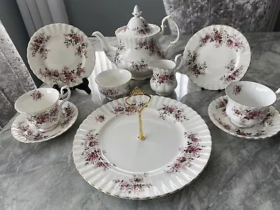 Buy Royal Albert Lavender Rose Tea Set For 2 Bone China • 65£