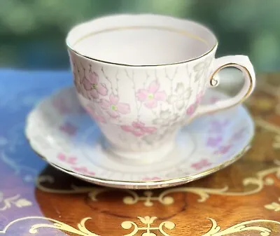 Buy Vintage Royal Tuscan Tea Cup & Saucer Set Made In England Signed 6652H • 21.80£
