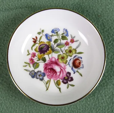 Buy Royal Worcester - Fine Bone China - Small Flower Trinket /  Pin Dish C51 • 3.78£