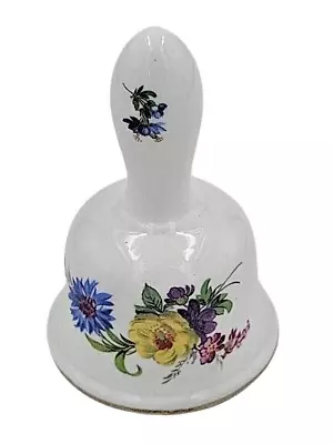 Buy Roy Kirkham Bone China Working Bell Floral Pattern Lovely Sound 4  / 10cm High • 8.89£